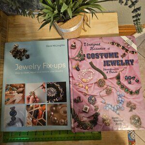2 Books Jewelry Fix-ups David Mcloughlin and Costume Jewelry Marcia Brown